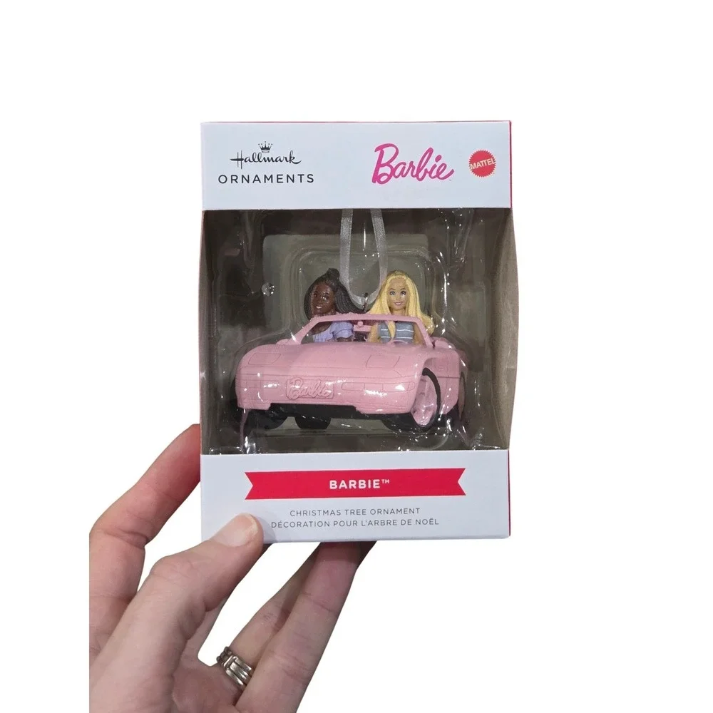 Hallmark Barbie Christmas Ornament‎ Pink Convertible Mattel 2025